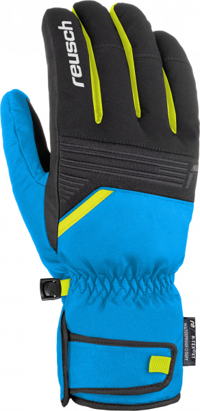 Reusch Bradley R-TEX® XT 6101265 4452 black blue yellow front